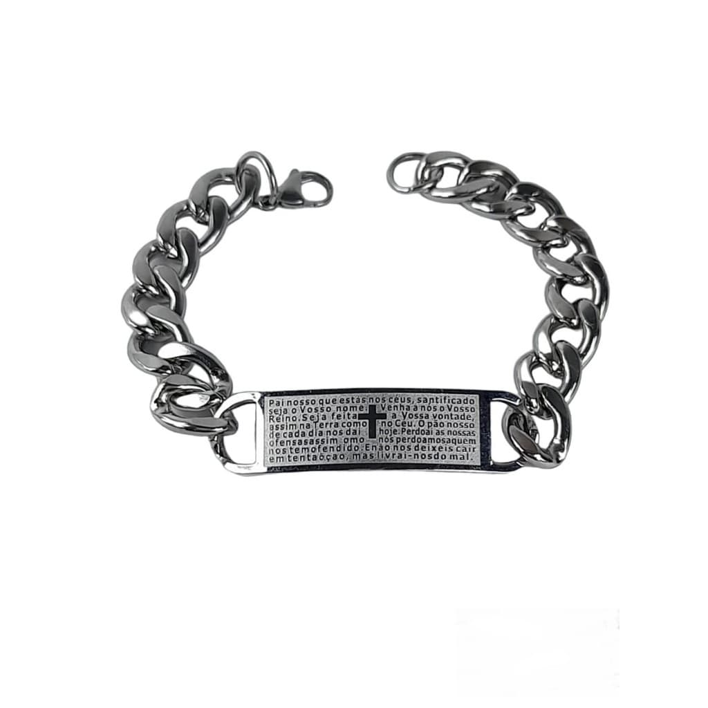 Pulseira Masculina Grossa 14mm Aço Inoxidável