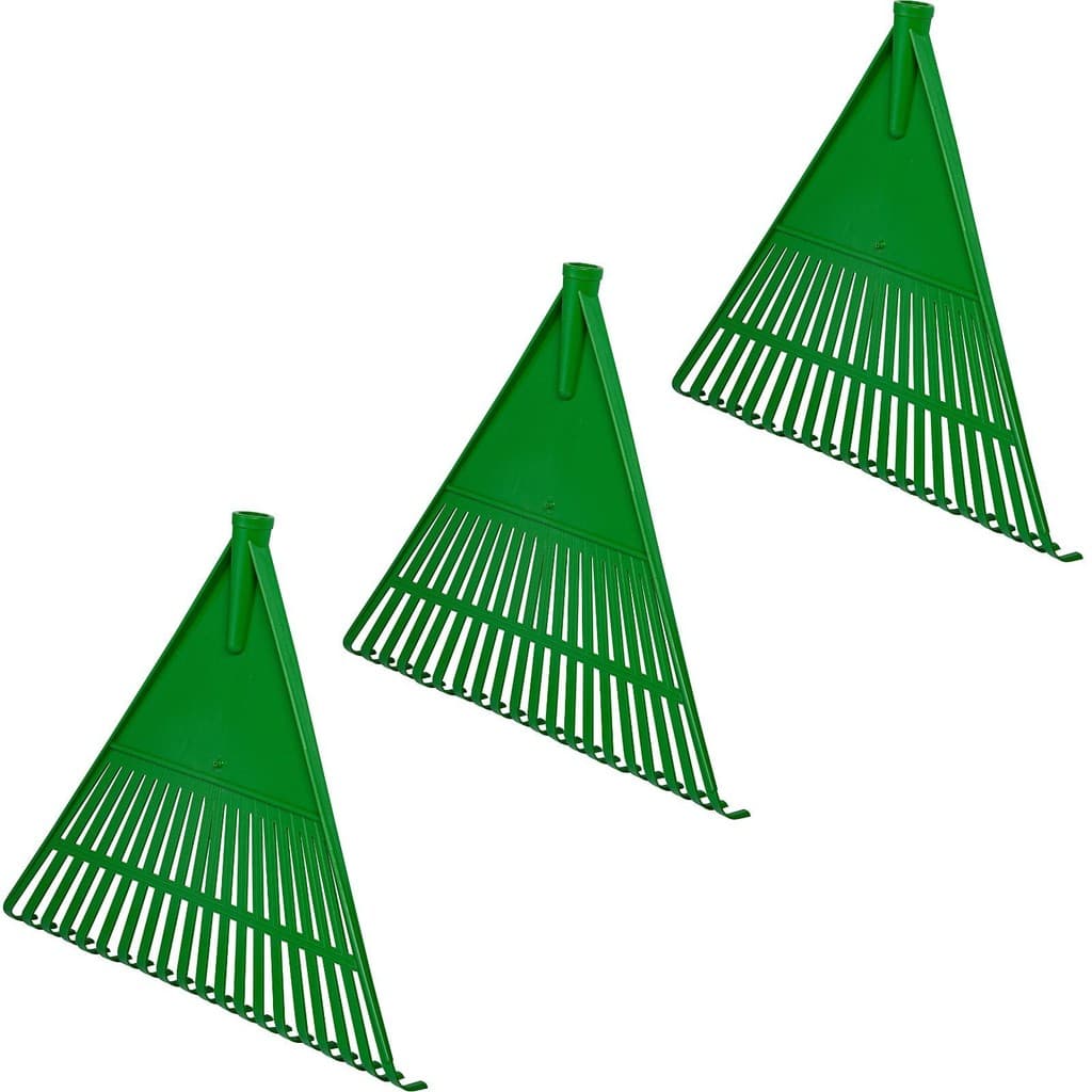 Kit 3 Rastelos De Plástico Para Jardim Sem Cabo 20 Dentes SF