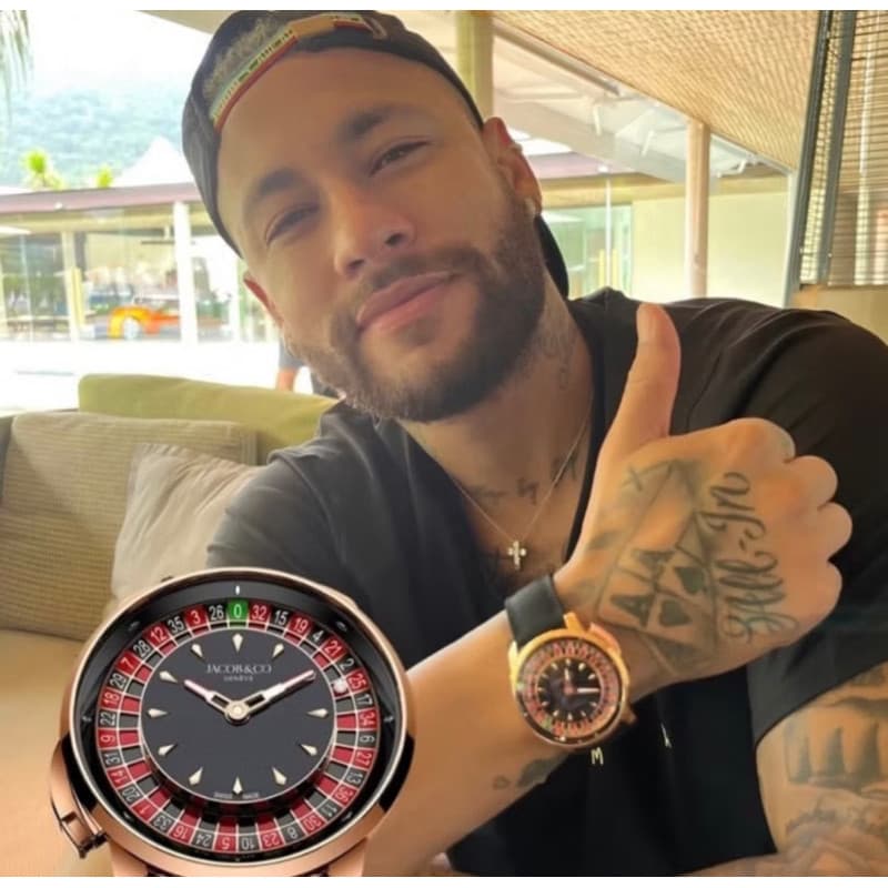 Relogio Masculino Jacobb Roleta Casino Neym Luxo raridade