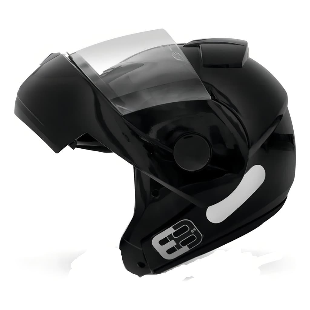 Capacete Moto EBF Articulado E8 Solid Escamoteavel Robocop