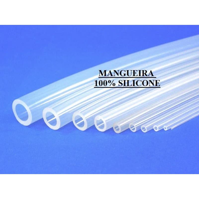Mangueira Tubo 100% Silicone 12 X 17mm - 5 Mts