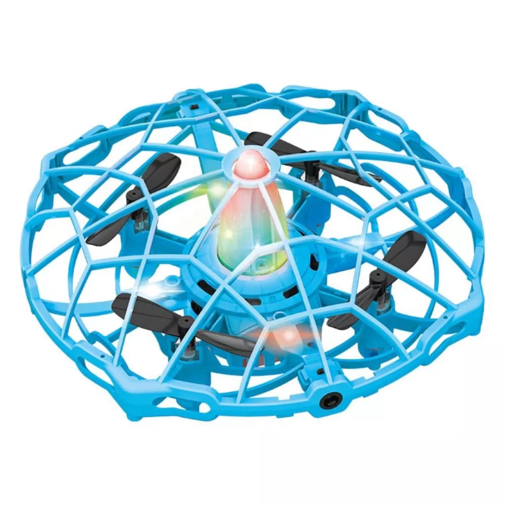 Brinquedo Infantil Mini Drone com Luzes LED e Som Controlado por Gestos das Mãos