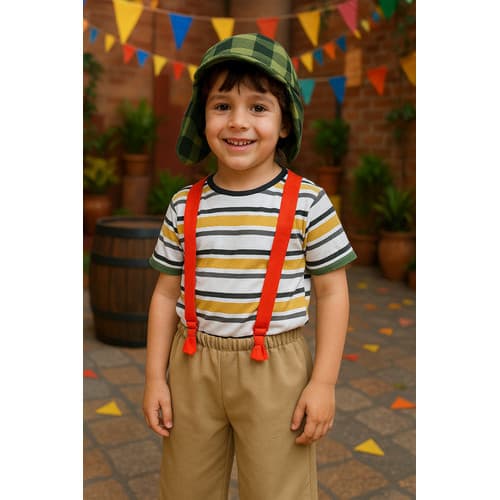 Fantasia Infantil Chaves- Envio Imediato