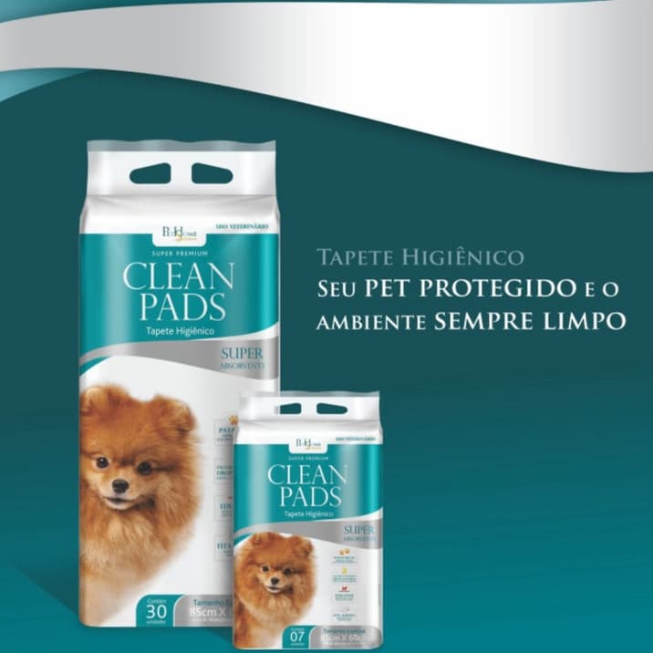 Mais favorável Tapete Higiênico Clean Pads 85x60 Com 30 Unidades Para Caes