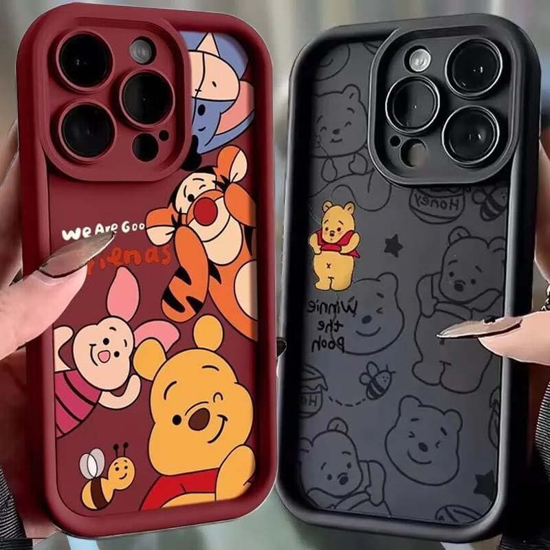 Engraçado Bonito Winnie Pooh Caso De Telefone Para Motorola Moto G84 G54 G53 G34 G24 G22 G14 G04 Power 4G 5G Silicone Ma