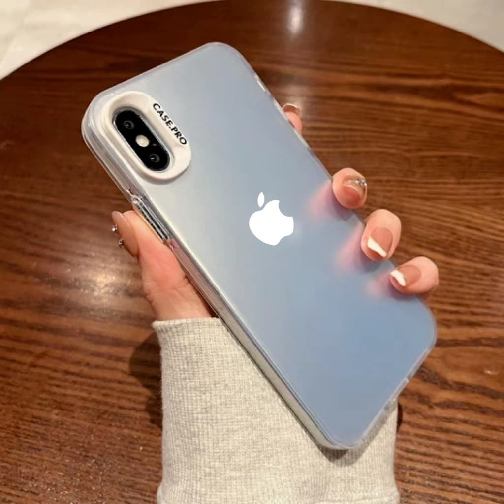Nova Capa Fosca De Pele Acrílica IMD Para iPhone 7 Plus 8 X XR XS Max De Silicone Proteção À Prova De Choque