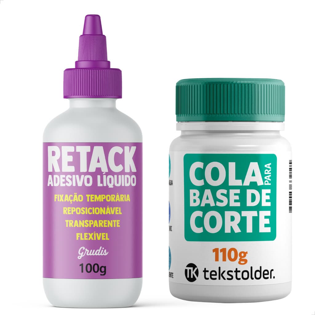 Refil Econômico Para Base Cola Líquida + Cola Creme + Filme