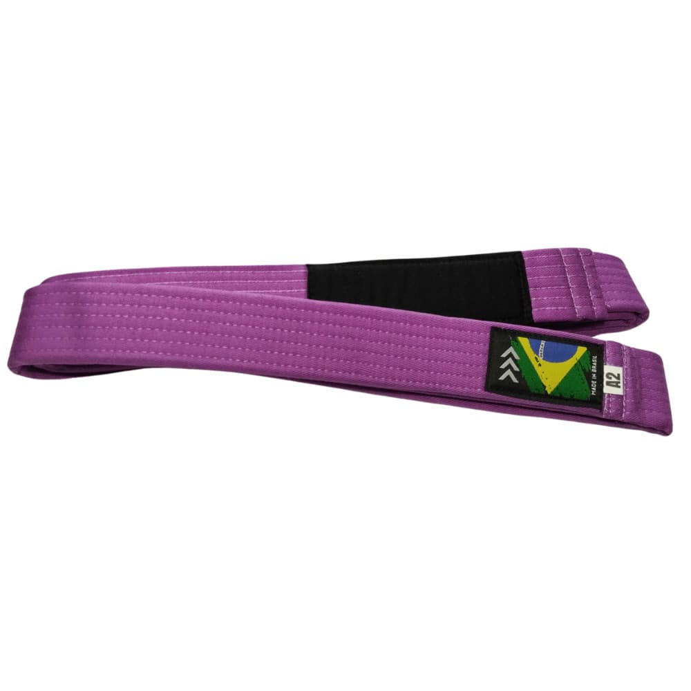 Faixa de Jiu Jitsu MK Brasil Roxa Ponta Preta