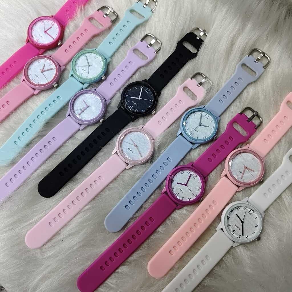 Relógio feminino QUARTZO  silicone