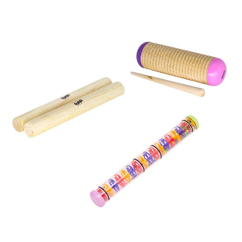 Kit de Introdução à Percussão Instrumentos Musicais para Crianças - Musicalização Infantil