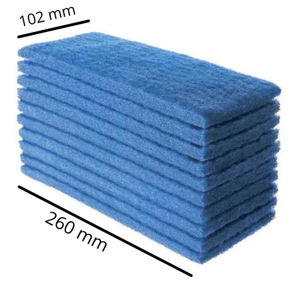 10 unidades Fibra de limpeza Azul - 26 x 10
