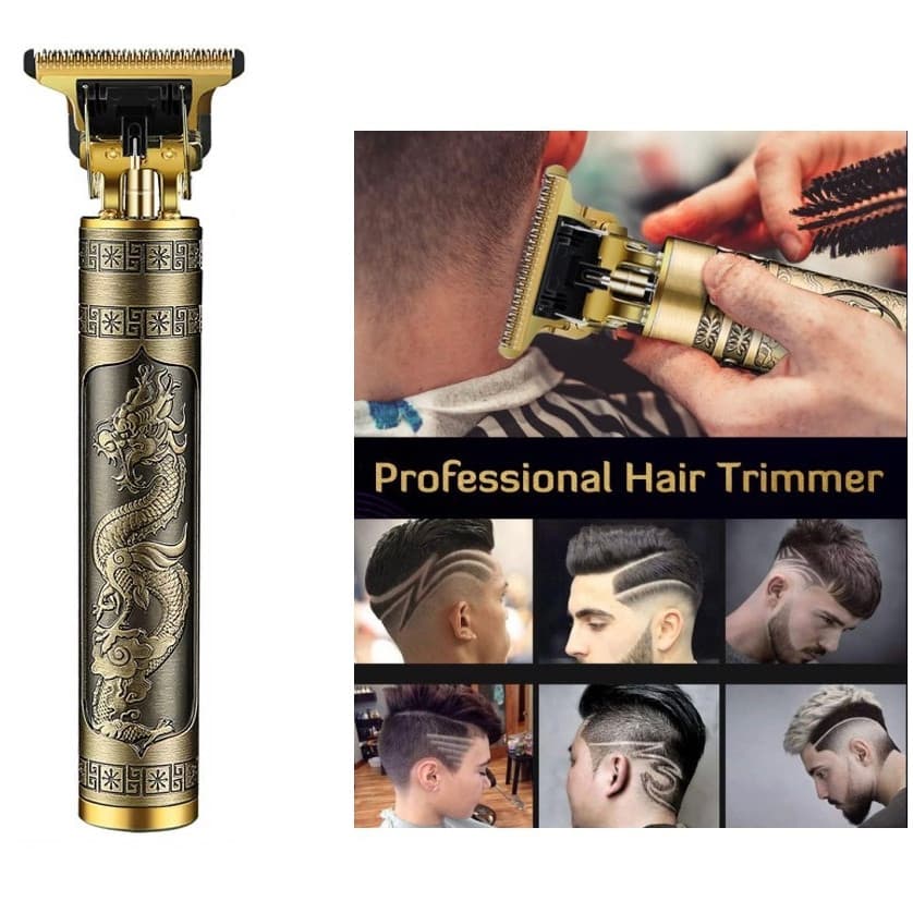 Máquina De Cortar Cabelo Para Barba Masculina Designer Aleatório Elétrico Profissional USB