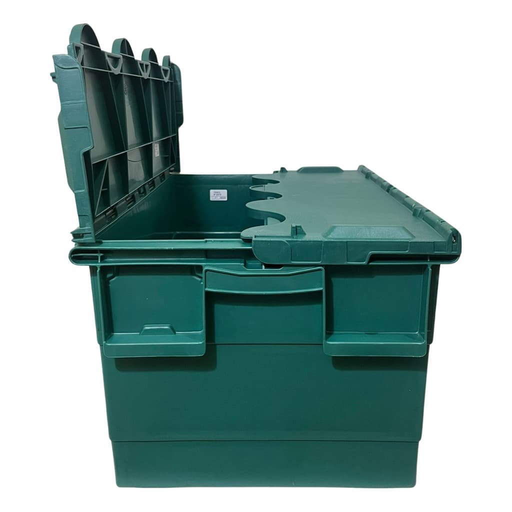Caixa Organizadora Container Forte Verde 47 Lt Trava Plasnew