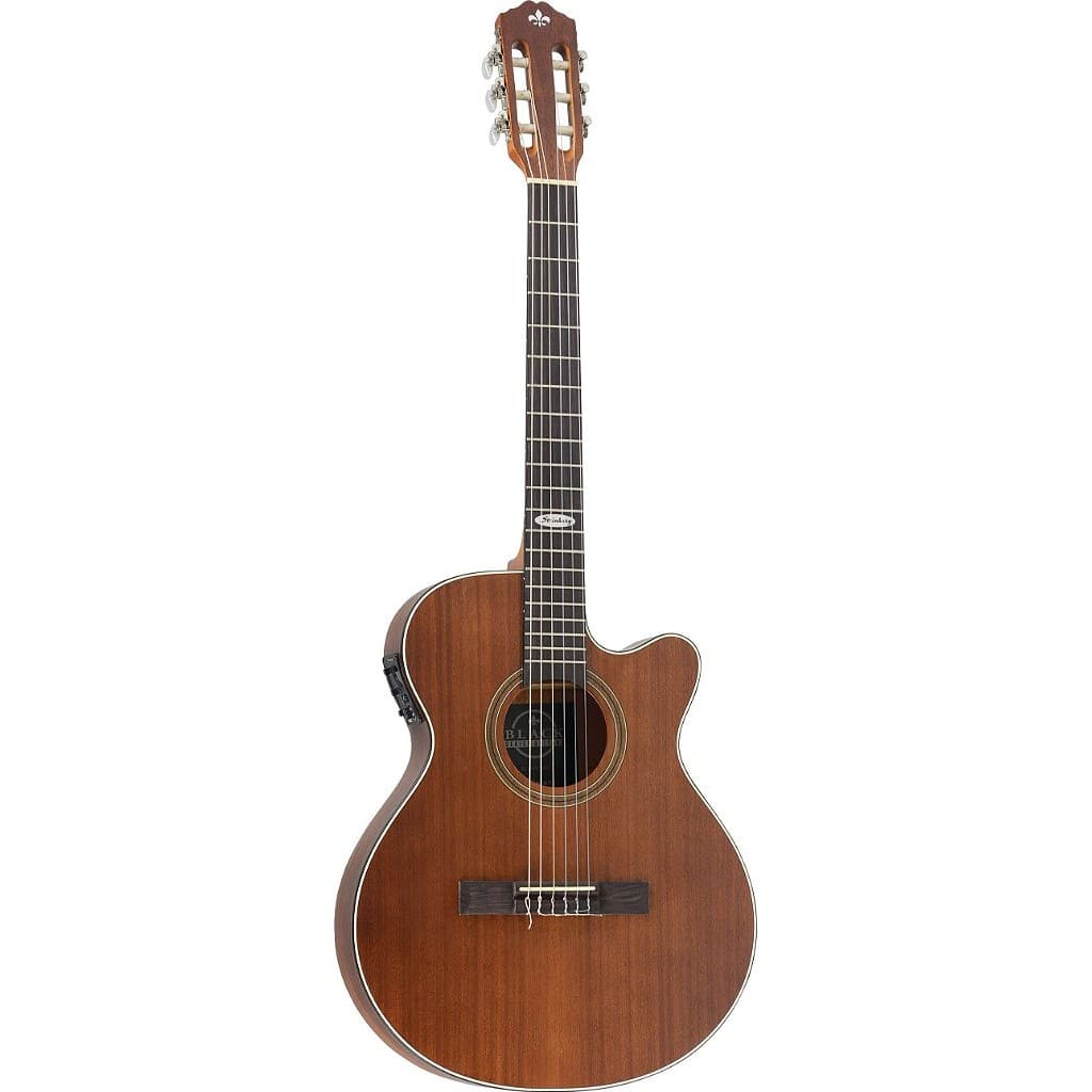 Violão Strinberg Elétrico náilon Flat SL200 Mogno