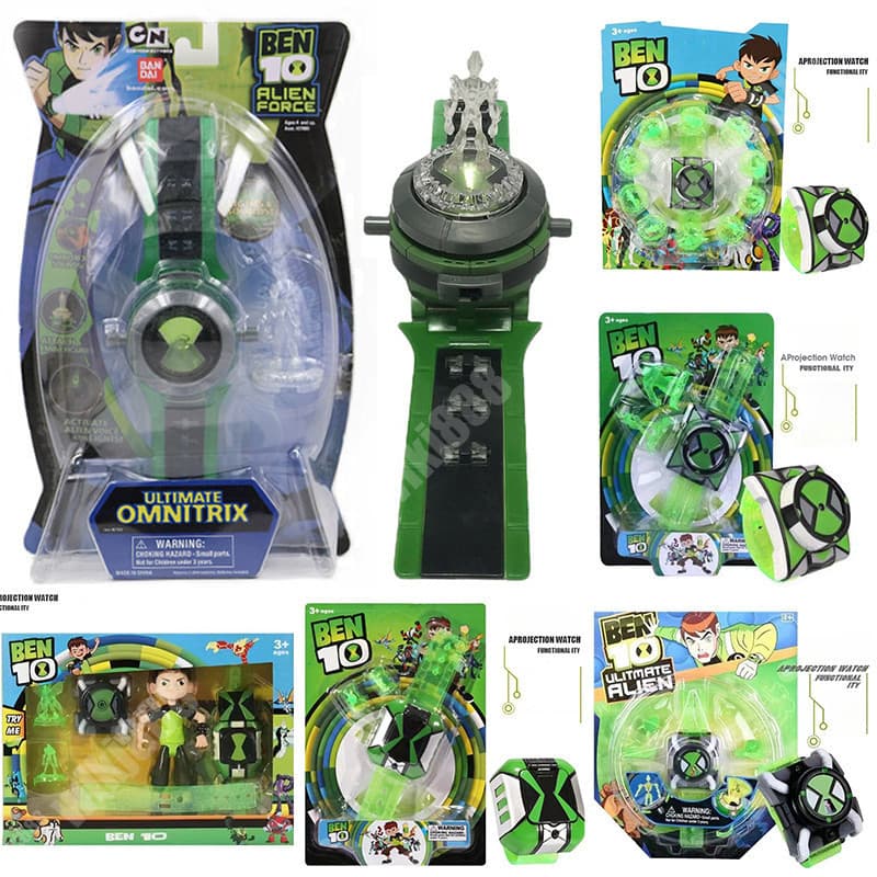 Omnitrix Ben 10 Relógio Estilo Final Projetor Brinquedos Infantis Presente Para Crianças Ben10 Boneca Modelo Decoração P