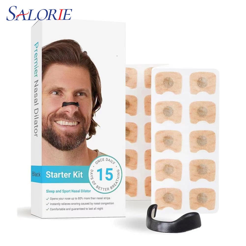 Esporte Dilatador Nasal Sono Dilatadores De Respiração Starter Kit Nariz Respirar Tiras Nasais Reduzir Ronco
