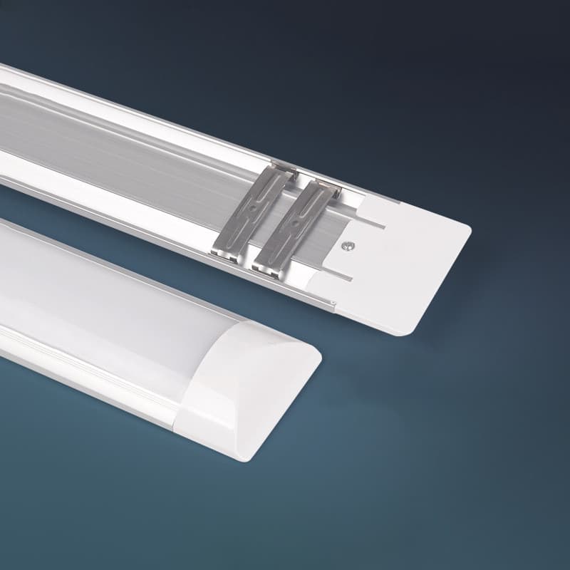 Luminária Led Linear Tubular Sobrepor Slim Bivolt Casa Calha Quartos e closets Escritórios