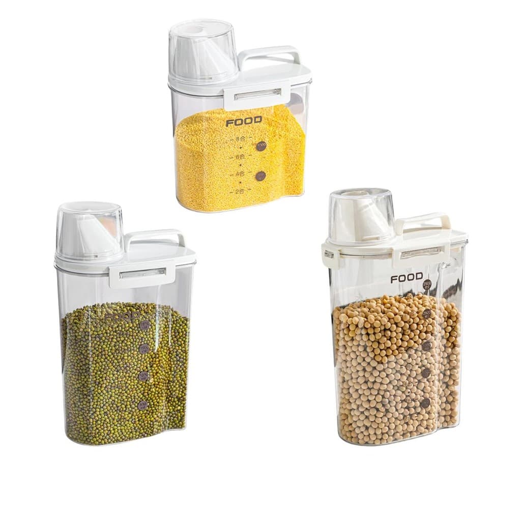 Pote Hermético Cozinha Unitário Ou Kit 3 Tamanhos