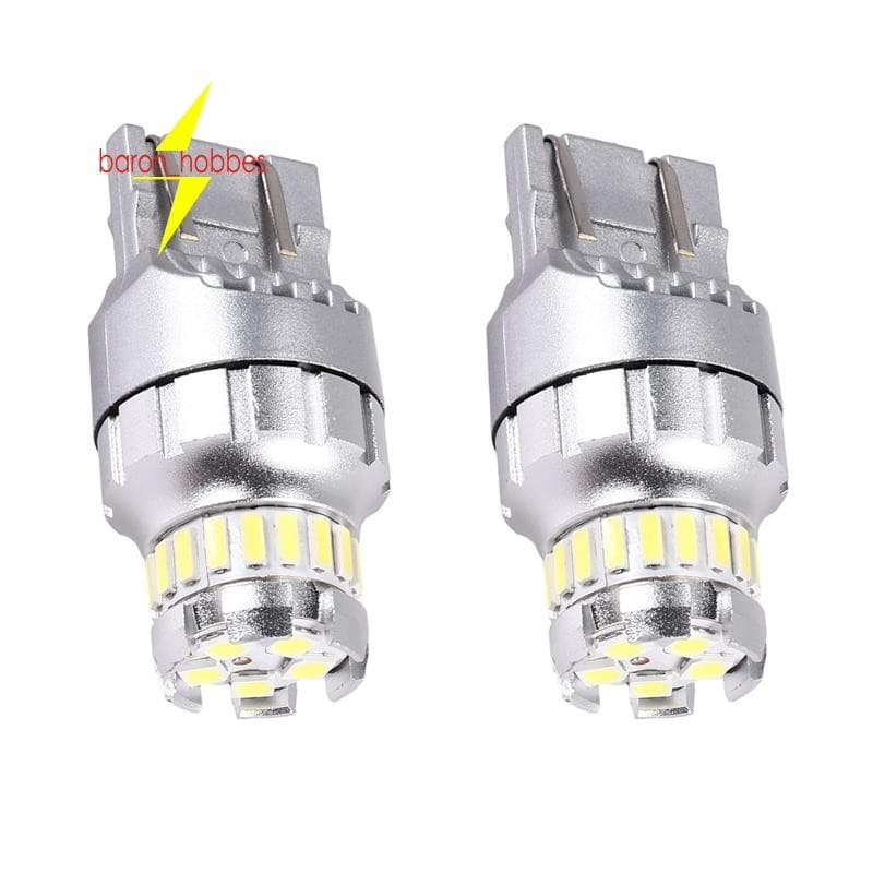 2 Pçs Carro T20 7440 W21W LED Canbus Luzes Reversas 7443 Lâmpada De Sinal De Freio Traseiro 6000K Super Brilhante