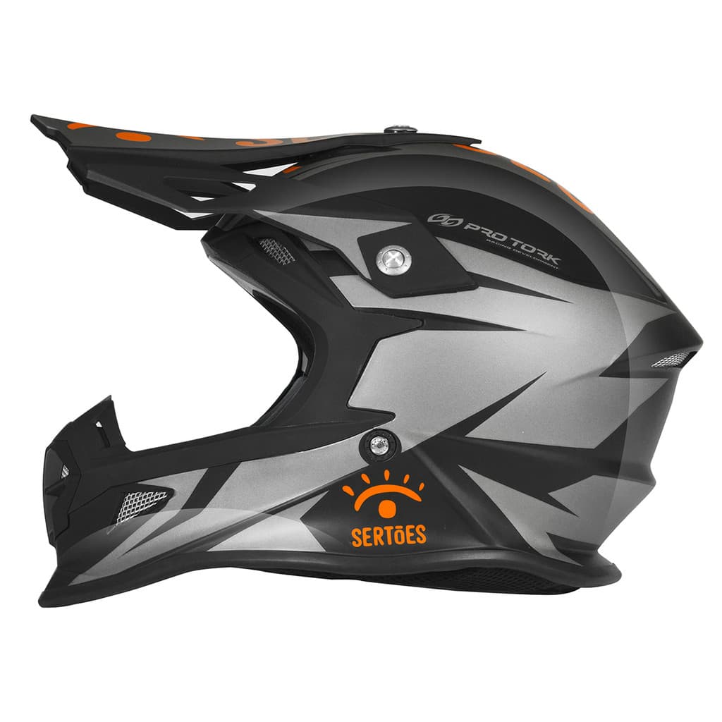 Capacete Off Road Sertões Fast Rally Dos Sertões
