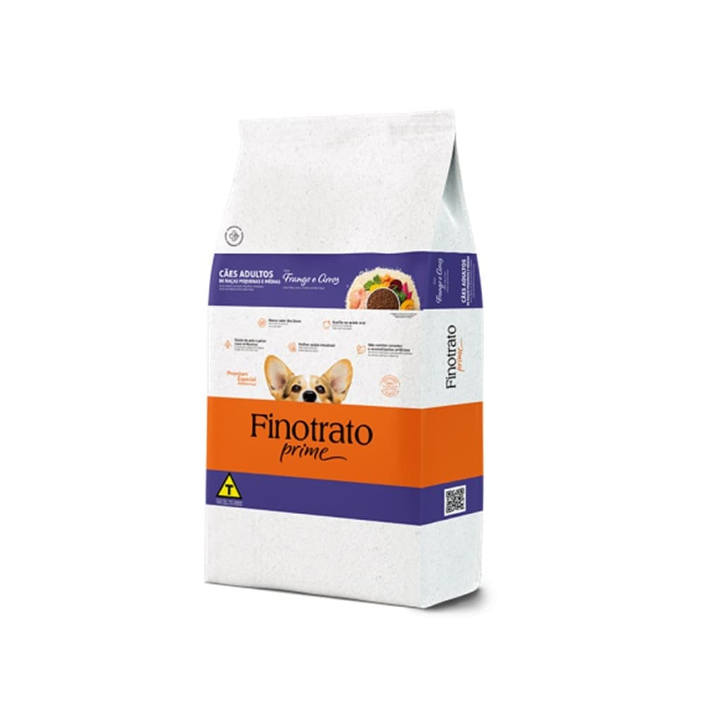 Ração Para Cachorro Finotrato Prime 10kg Cães Raças Pequenas e Médias  VB alimento