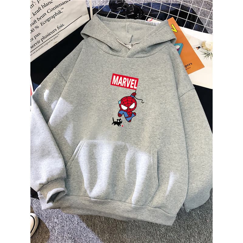 Moletom Canguru Algodão Com Capuz Masculino e Feminino Algodão Aranha Promoção Unissex
