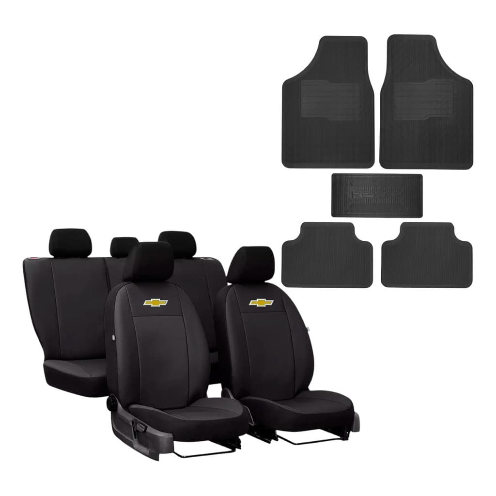 Capa Banco Carro Couro Chevrolet Spin Prisma Corsa Celta S10