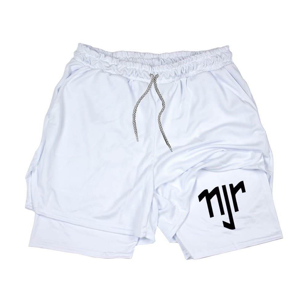 Short Dry-Fit Compressão 2 em 1 Esportivo Academia Treino Personalizado Neymar Junior