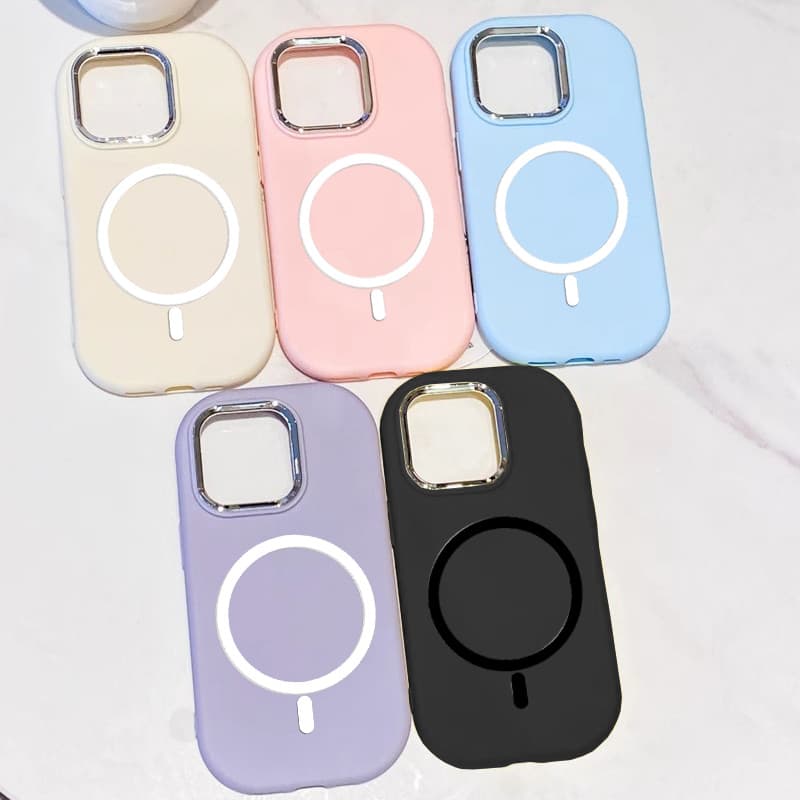 Capa Pura Minimalista Magnética Sem Fio Xiaomi Redmi Note 14 13 12 Turbo 4 Pro Plus 4G 5G De Proteção Anti-Queda