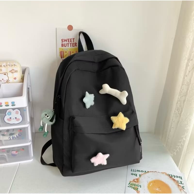 Bolsa Mochila Feminina Grande Nylon Universitária Multiuso