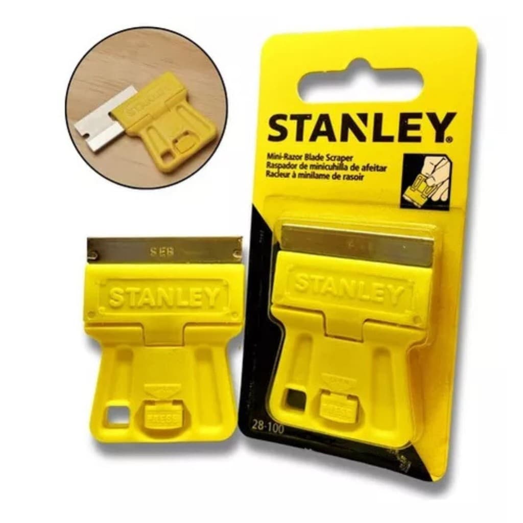 Mini Raspador Ratinho P/ Insulfilm Rejunte Películas Stanley