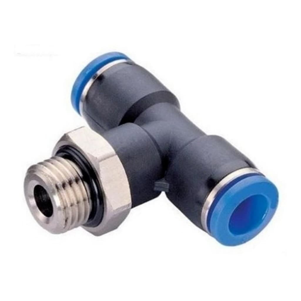 Tee União Rosca Macho 1/2 Pol Instantânea Tubo 10mm- 2peças