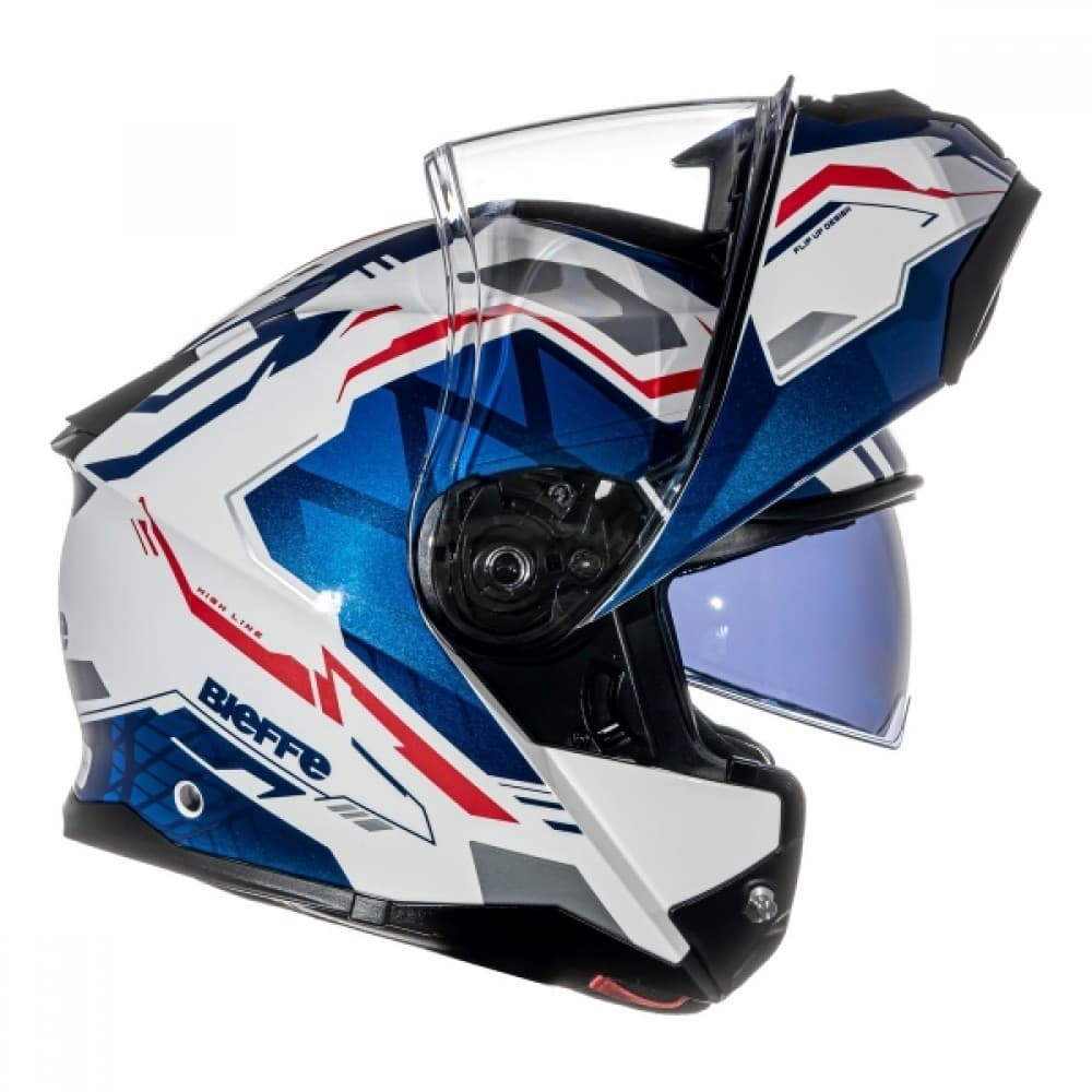 Capacete Moto Robocop Bieffe Premium B-Dynamic Attractie Escamoteavel C/ Óculos Lançamento