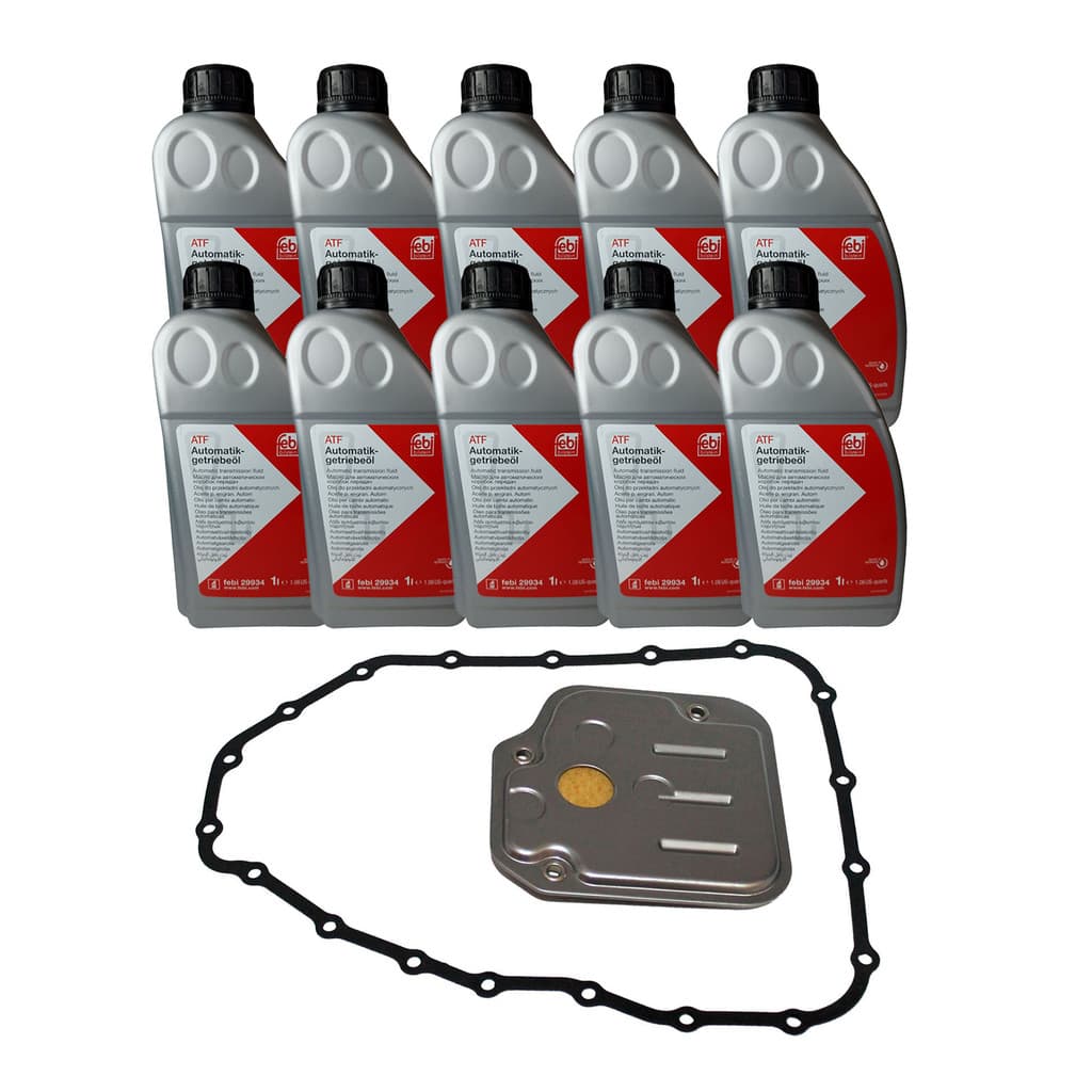 KIT TROCA de ÓLEO CÂMBIO AUTOMÁTICO PARA HYUNDAI HB20 I30 CERATO PICANTO 4 MARCHAS FEBI 10 LITROS