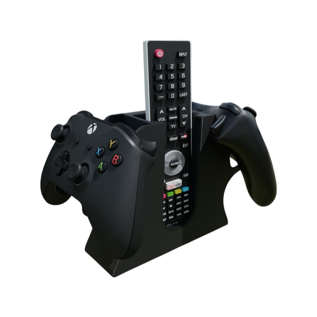 Suporte Stand De Mesa Para Controle Tv + Xbox 360 One Series