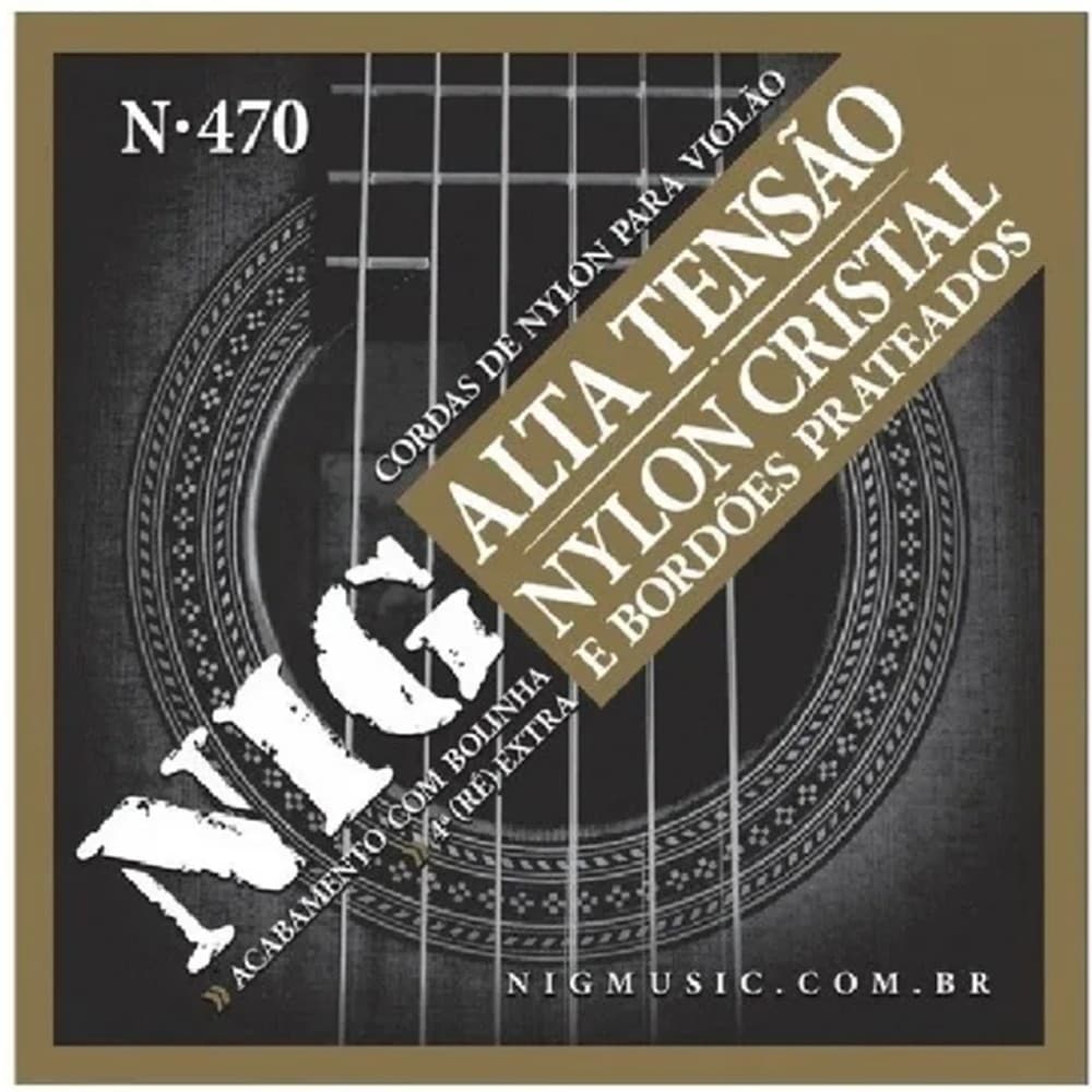 ENCORDOAMENTO NIG VIOLÃO NYLON TENSÃO ALTA N470 029