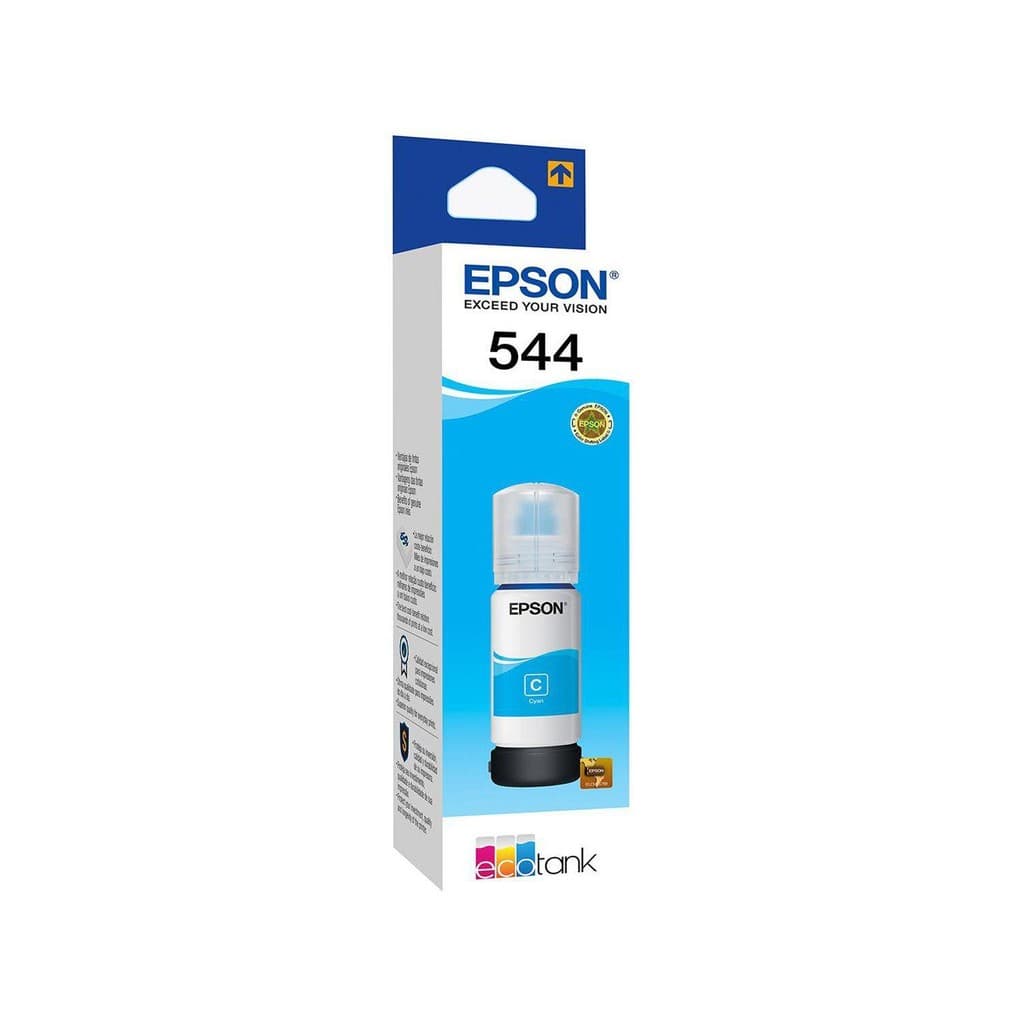 REFIL DE TINTA 544 ORIGINAL T544220 ECOTANK CIANO - EPSON