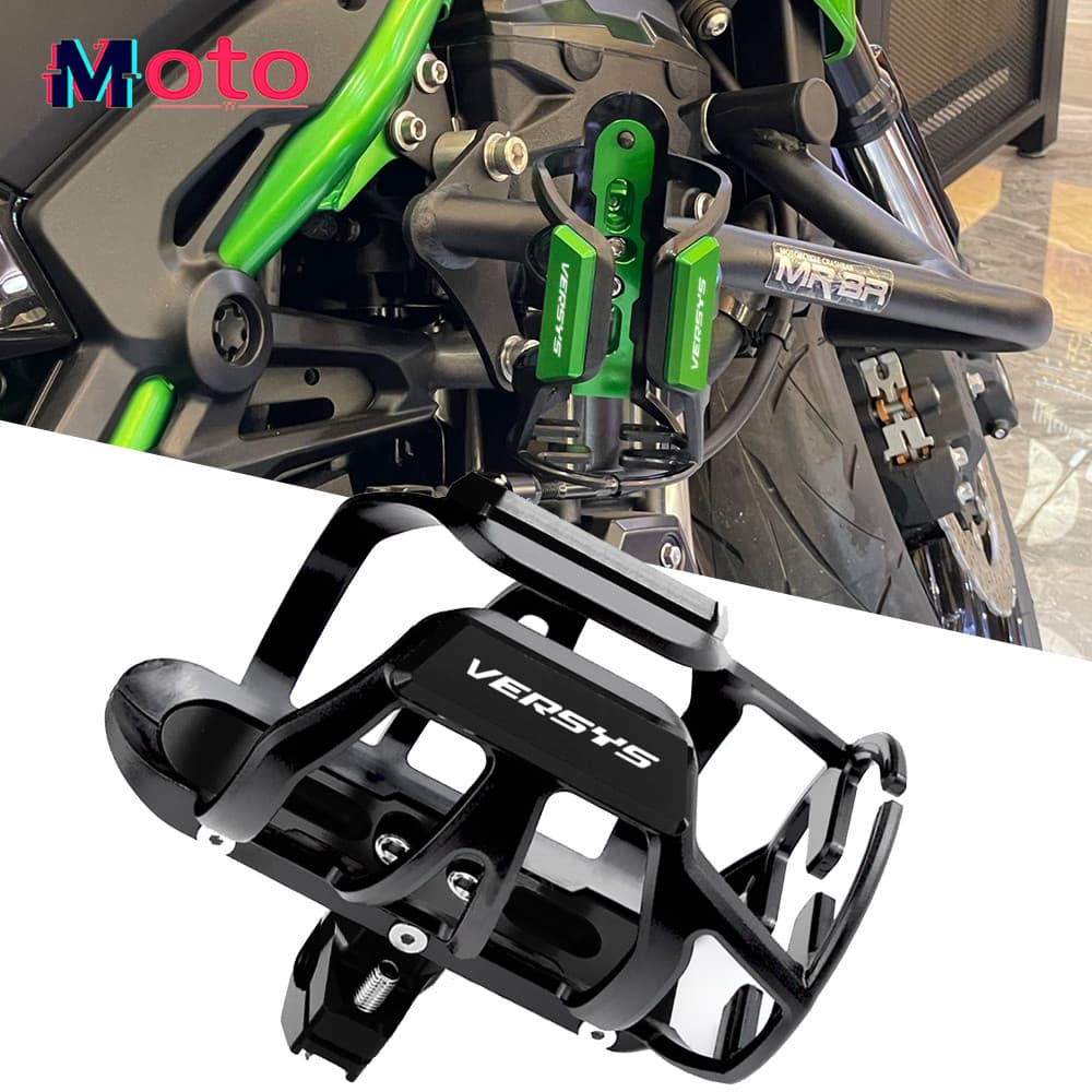 Para Kawasaki Versys 650 300 300X 1000 X300 X 300 Motocicleta Bebida Garrafa De Água Gaiola Suporte Copo Café Montagem