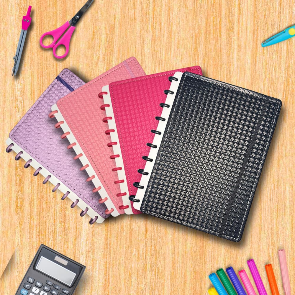 Caderno inteligente 10 Discos grande universitário 87Folhas FWB