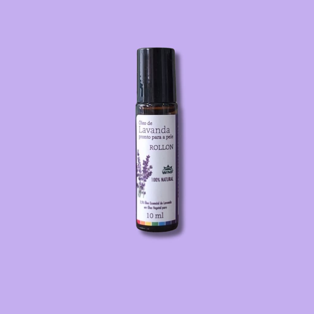 Óleo Roll-on Lavanda 10ml WNF – Pronto para Pele – Calmante, Relaxante e Natural