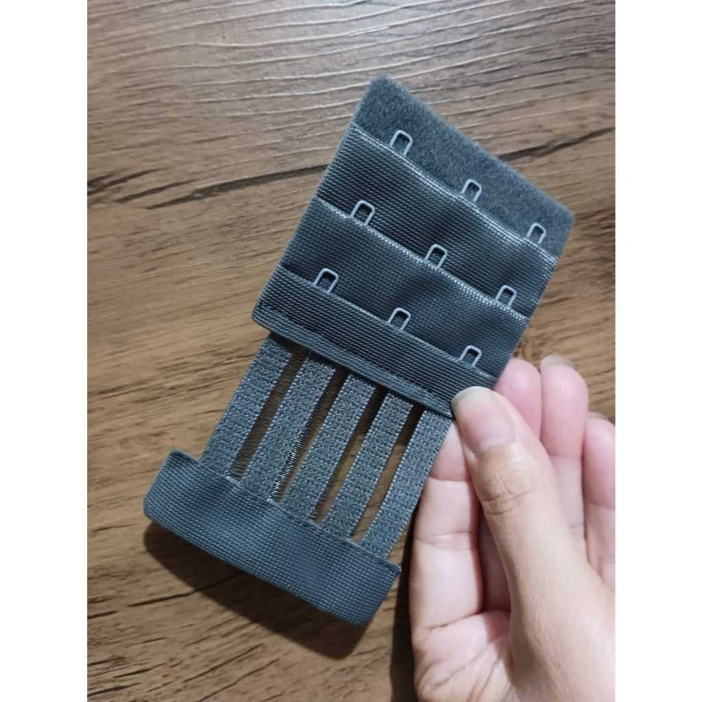 Extensor de Sutiã Elástico Tule Médio 3 Ganchos e 3 Regulagens