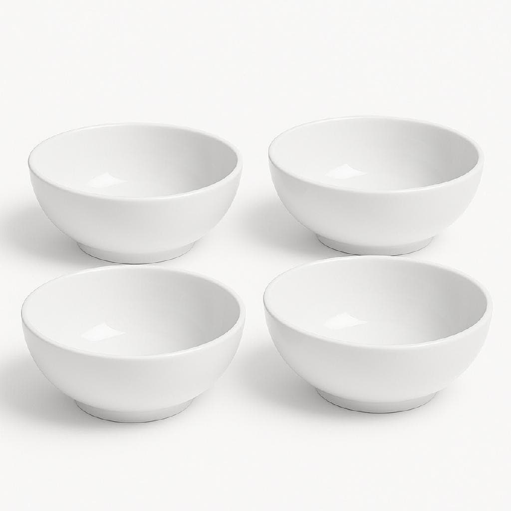 Conjunto 4 Peças Bown Cerâmica 500 Ml Porcelana Restaurante