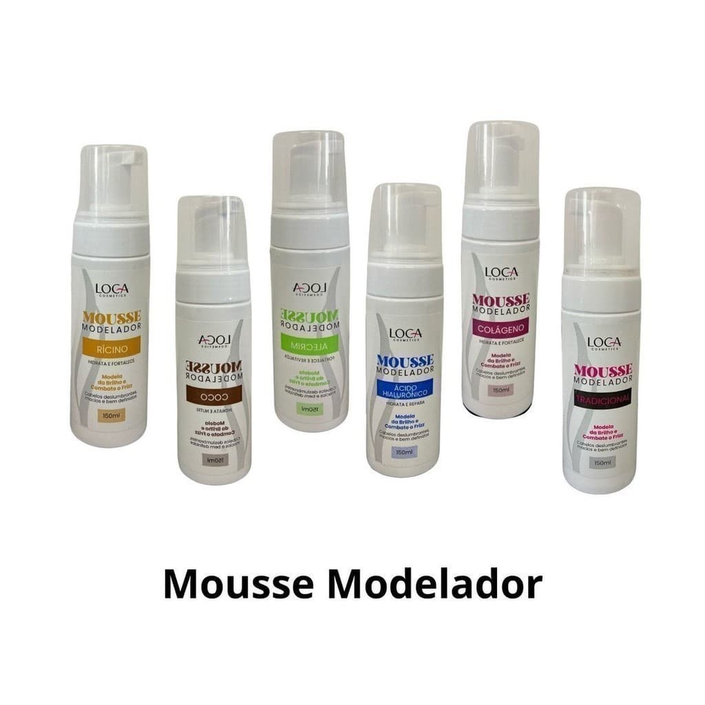 Mousse Modeladora Loca – Definição e Controle para Cabelos Incríveis