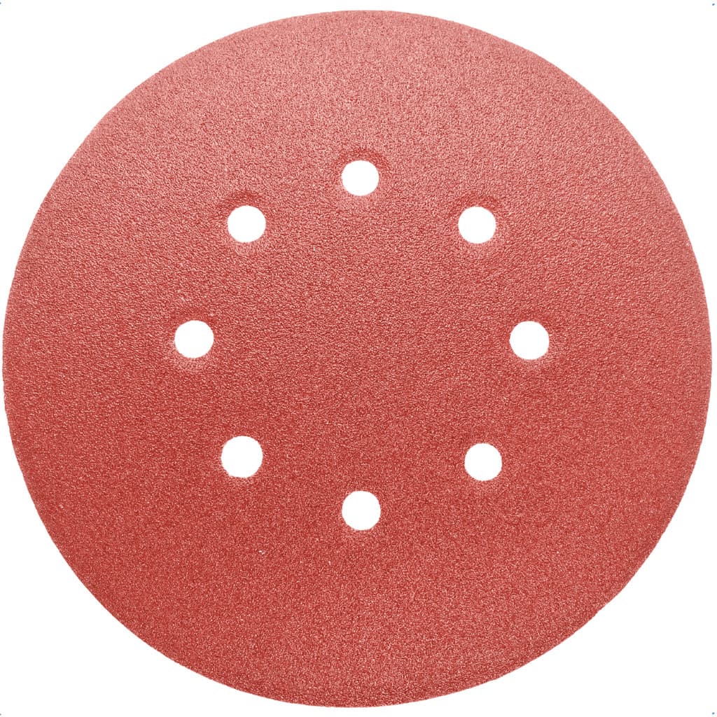 Kit 10 disco de lixa 125mm esmerilhadeira lixadeira orbital madeira metal ferro lixa velcro grão 100