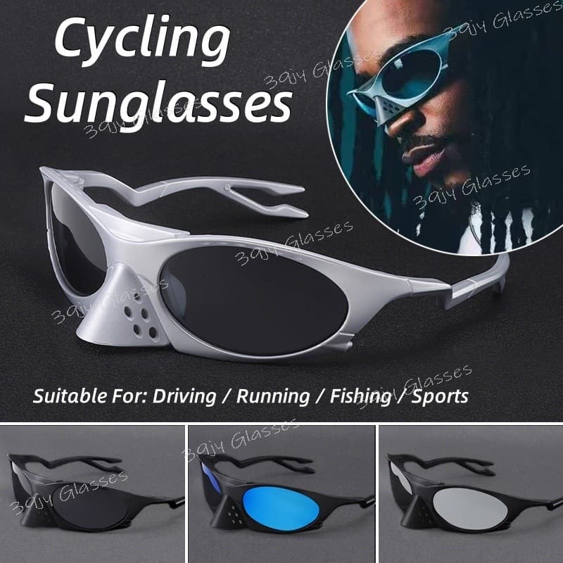 Esportes Ao Ar Livre Ciclismo Óculos De Sol Para Homens E Mulheres Legal Esqueleto UV400 Tons Bicicleta Equitação Conduç
