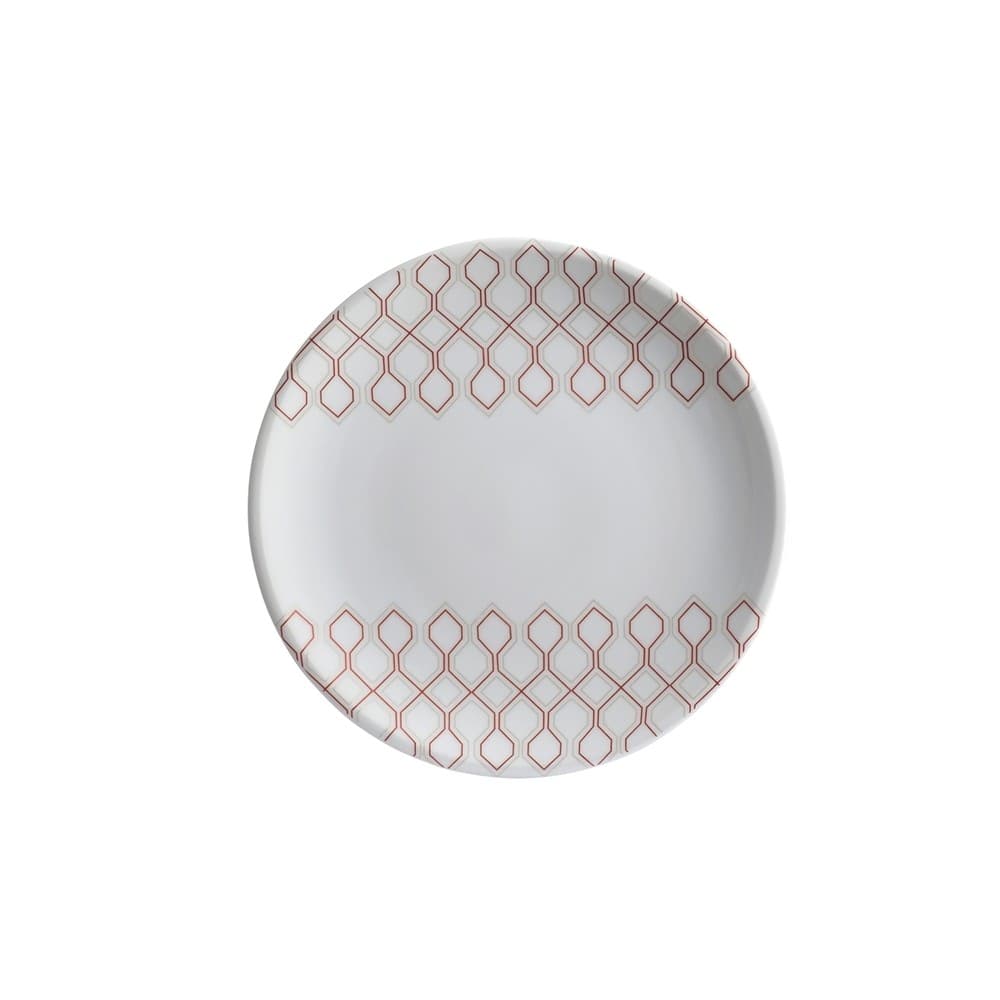Prato Sobremesa 21cm Porcelana Schmidt - Dec. Jericoacoara 2401