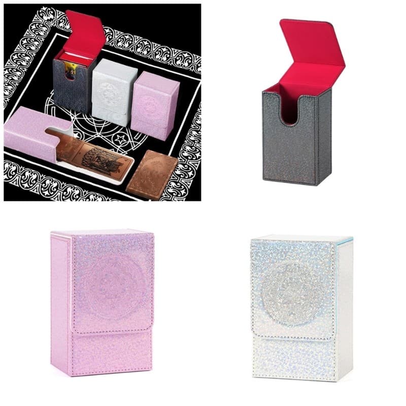 TO Tarots Card Storage Box Case Game Deck Holder Caixa De Armazenamento De Adivinhação Duradoura