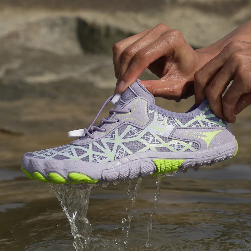 Sapatos De Água Para Mulheres Homens Descalços Upstream Respirável Praia Esporte Sapato Secagem Rápida Rio Mar Aqua Têni