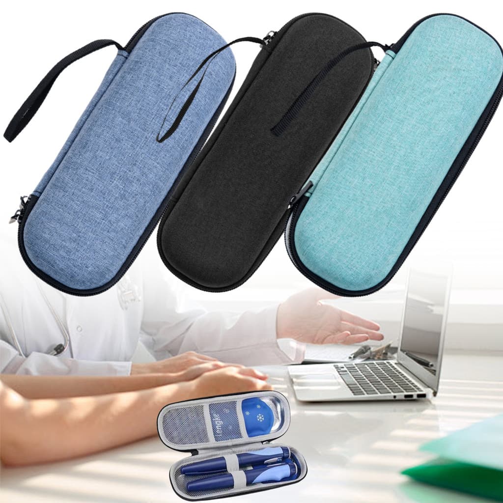 Saco Portátil Para Resfriamento De Insulina , À Prova D'água , Protetor De , Pacote De Gelo Refrigerado , Fe
