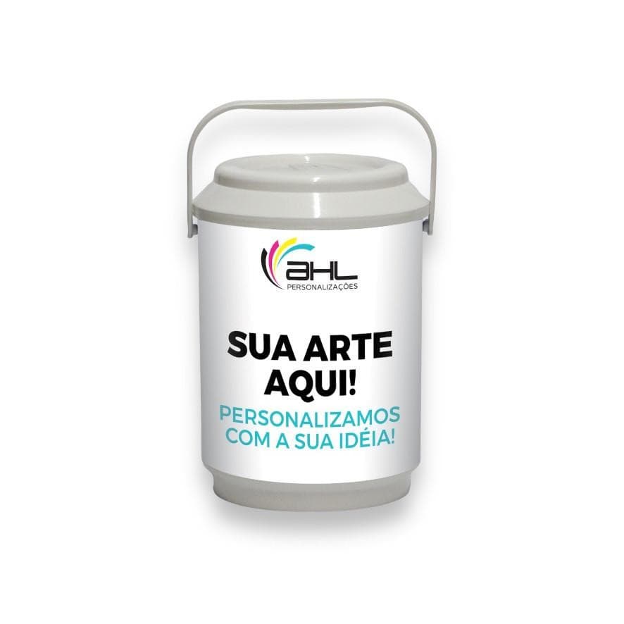 Cooler termico com capacidade para 10 latas de 350ml Personalizável com tema logo e outros